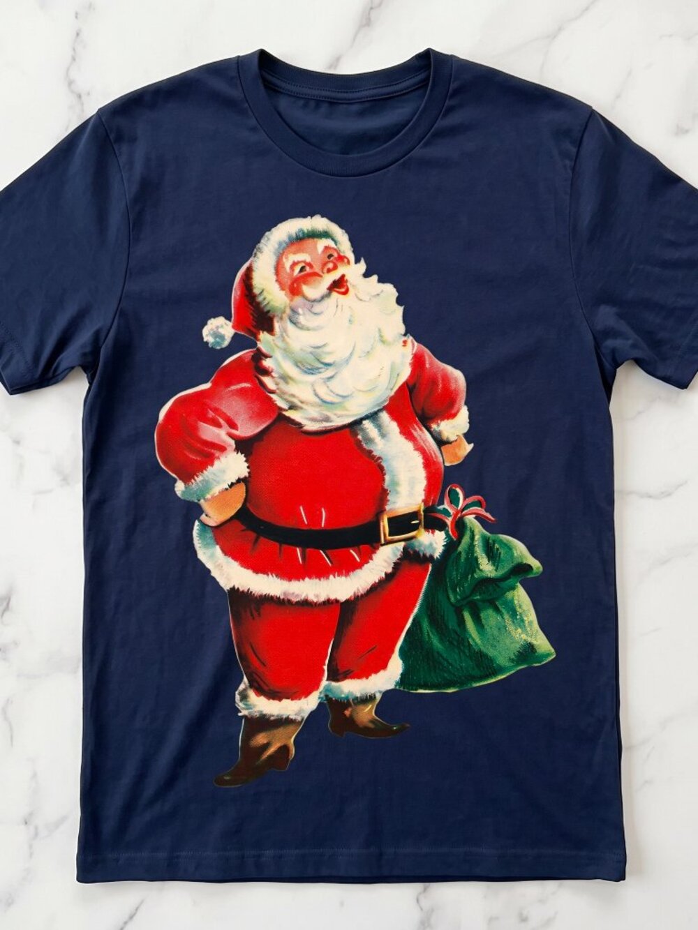 Retro Vintage Santa Sticker